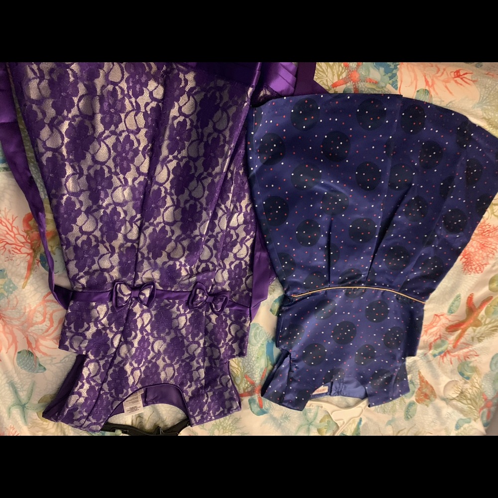 Kids holiday dresses, size 6-7